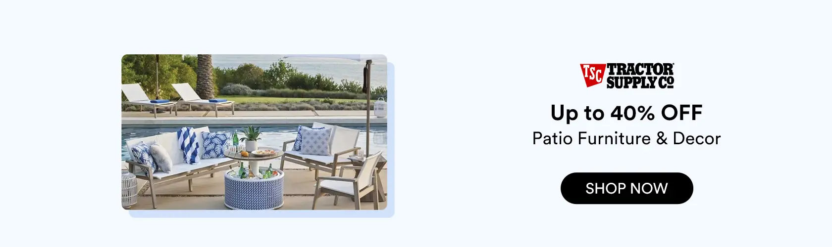 Tractor Supply Company: Up to 40% OFF Patio Furniture & Decor