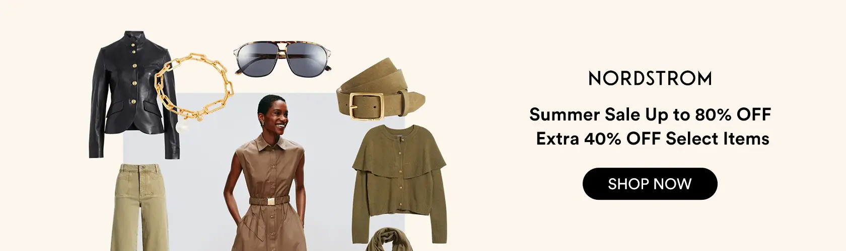 Nordstrom: Summer Sale Up to 80% OFF + Extra 40% OFF Select Items