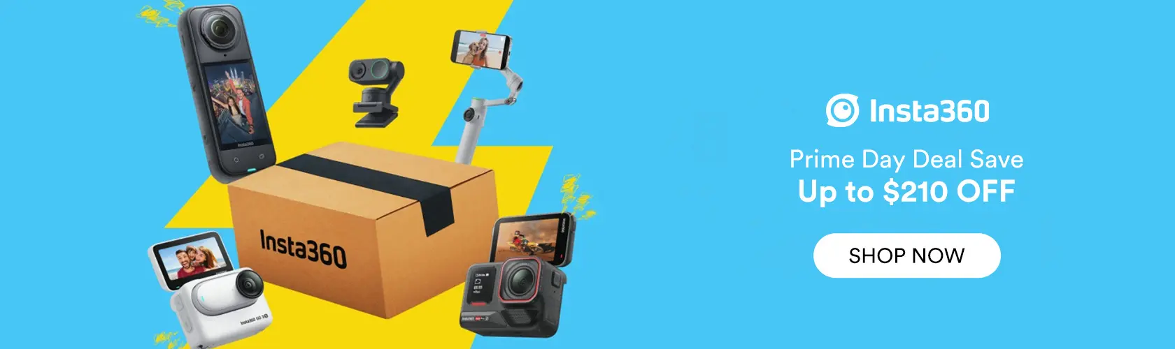 Insta360: Prime Day Deal Save Up to $210 OFF