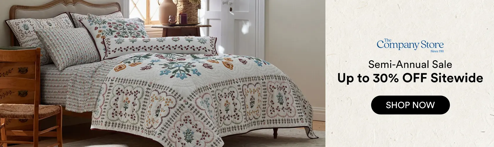 The Company Store US: Up to 30% OFF Semi-Annual Sale