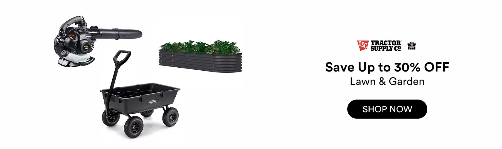 Tractor Supply Company: Save Up to 30% OFF Lawn & Garden