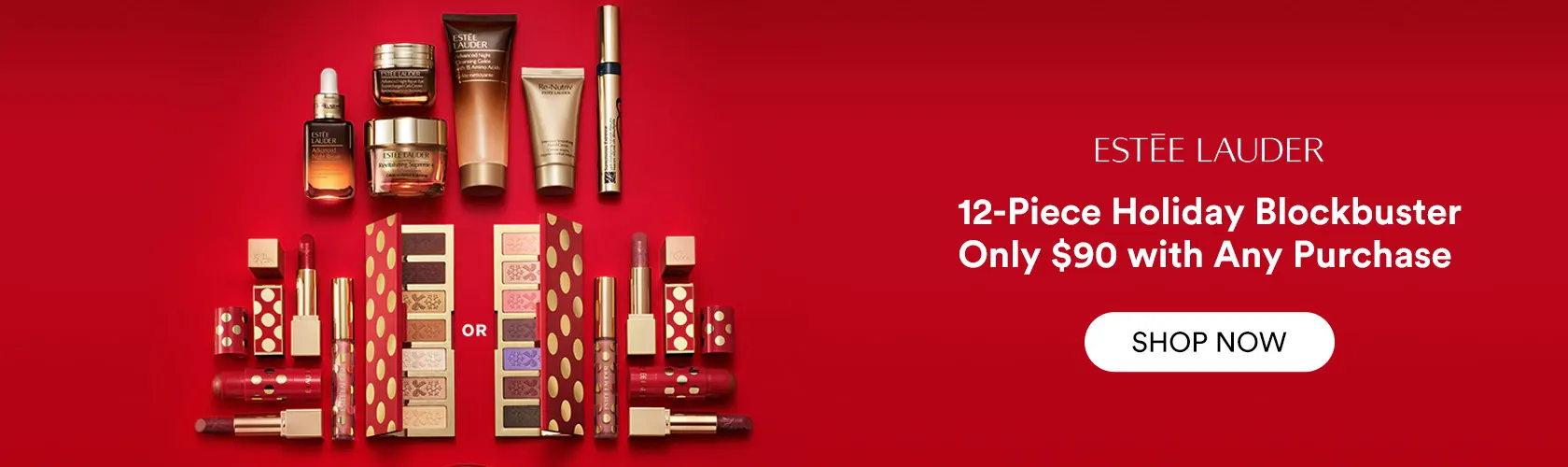 Estee Lauder: 12-Piece Holiday Blockbuster Only $90 with Any Purchase
