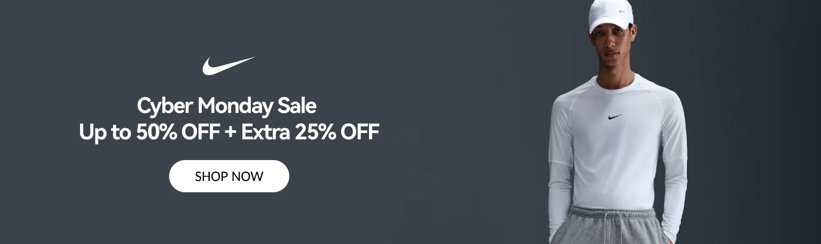 Nike: Cyber Monday Sale Up to 50% OFF + Extra 25% OFF