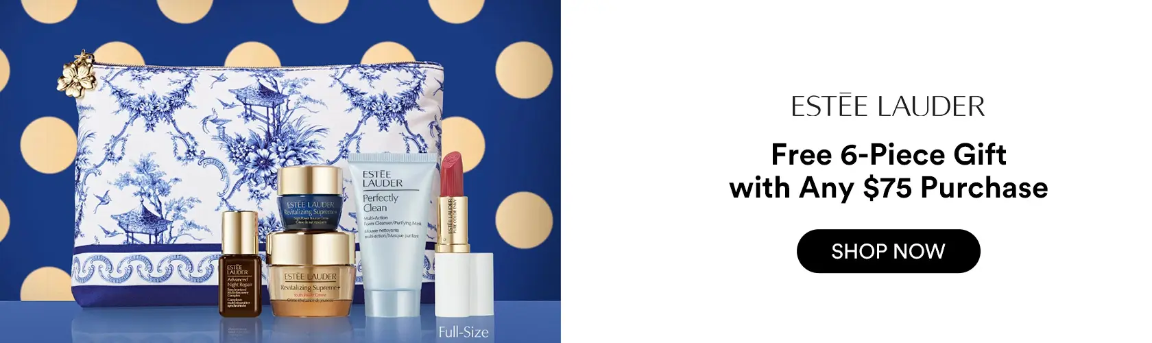 Estee Lauder: Free 6-Piece Gift with Any $75 Purchase