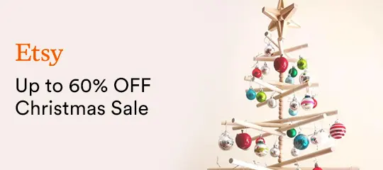 Etsy US: Up to 60% OFF Christmas Sale