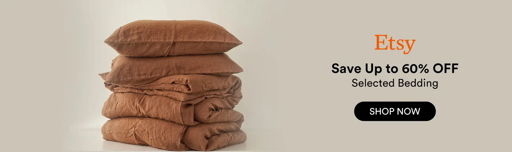 Etsy US: Save Up to 60% OFF Selected Bedding