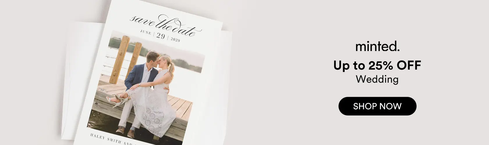 Minted: Up to 25% OFF Wedding