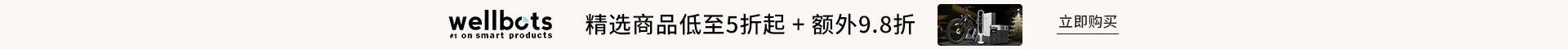 Wellbots：圣诞大促低至5折起 + 额外9.8折