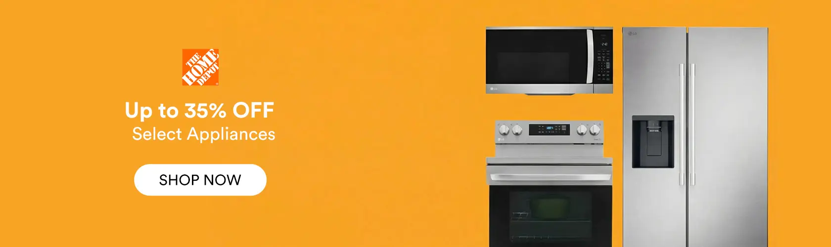 Home Depot: Up to 35% OFF Select Appliances