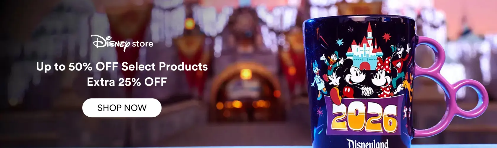 DisneyStore: Up to 50% OFF Select Products + Extra 25% OFF