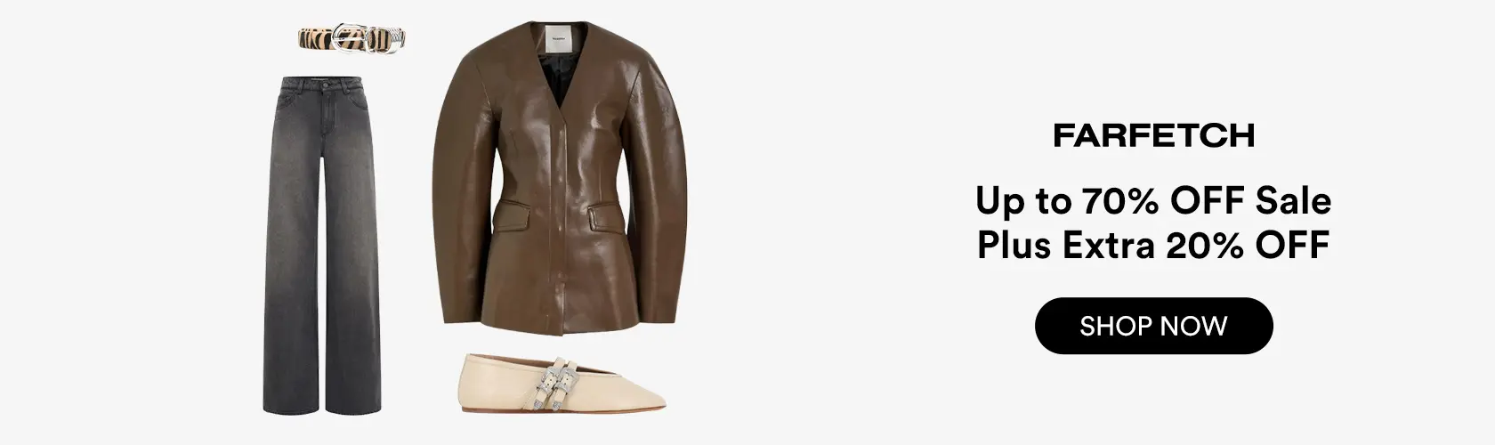 FARFETCH US:  Up to 70% OFF Sale Plus Extra 20% OFF
