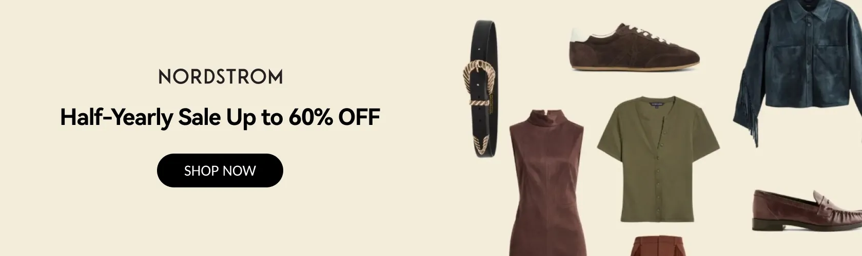 Nordstrom: Half-Yearly Sale Up to 60% OFF