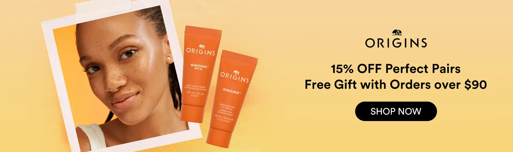 Origins: 15% OFF Perfect Pairs + Free Gift with Orders over $90