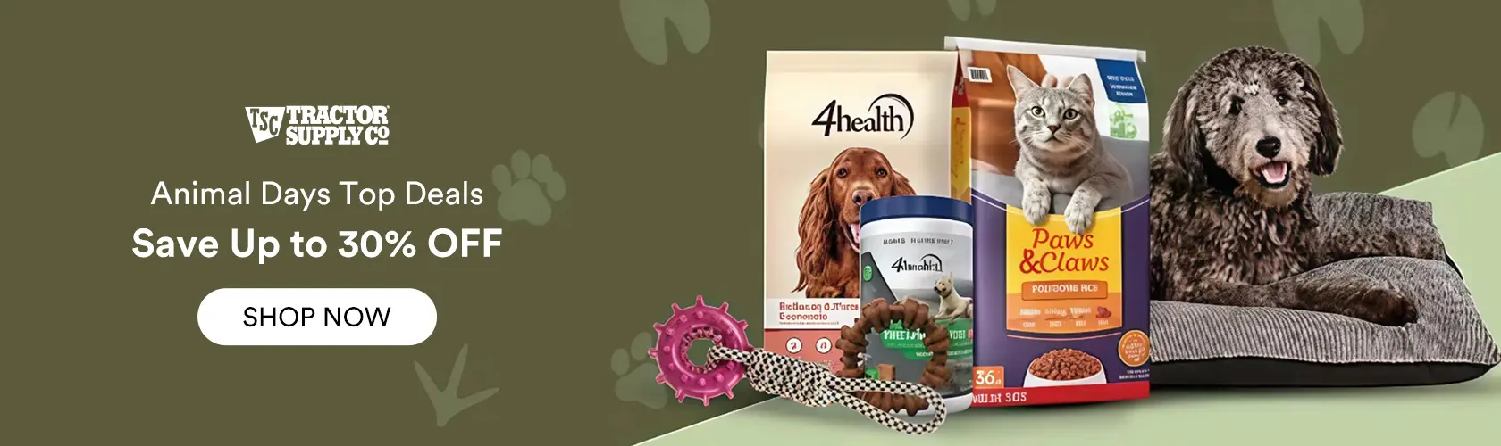 Tractor Supply: Animal Days Top Deals Save Up to 30% OFF