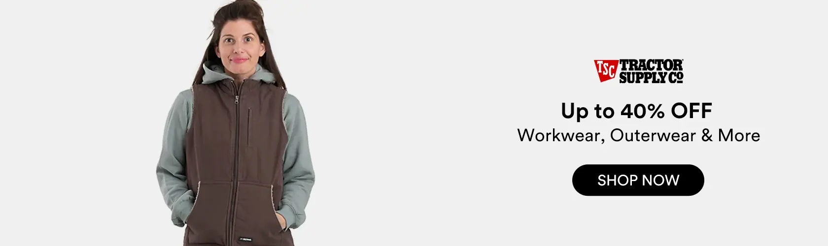 Tractor Supply: Up to 40% OFF Workwear, Outerwear & More