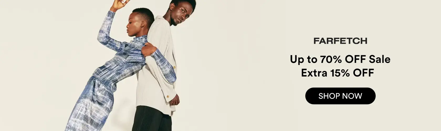 FARFETCH US:  Up to 70% OFF Sale + Extra 15% OFF