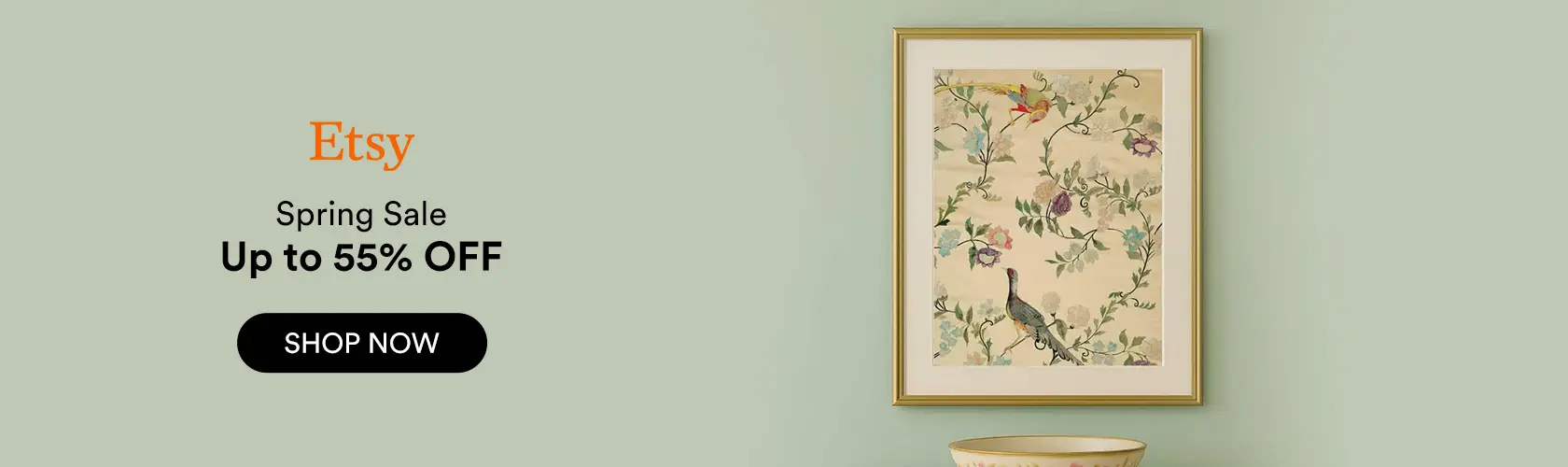 Etsy US: Spring Sale Up to 55% OFF