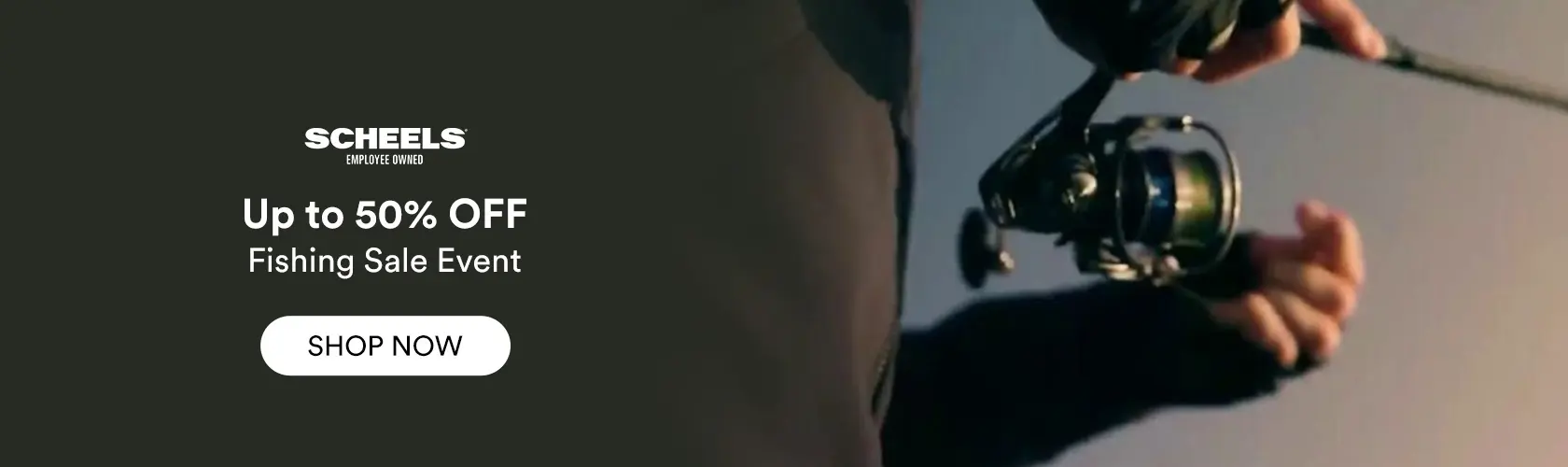 Scheels: Up to 50% OFF Fishing Sale Event