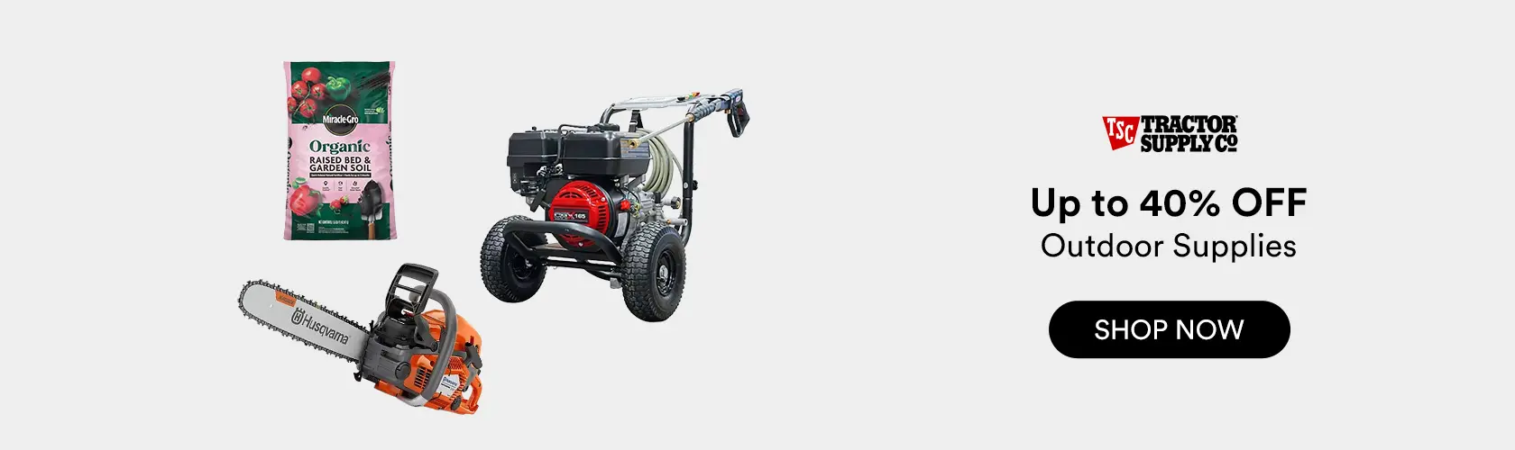 Tractor Supply: Up to 40% OFF Outdoor Supplies