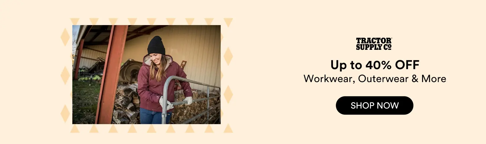 Tractor Supply: Up to 40% OFF Workwear, Outerwear & More