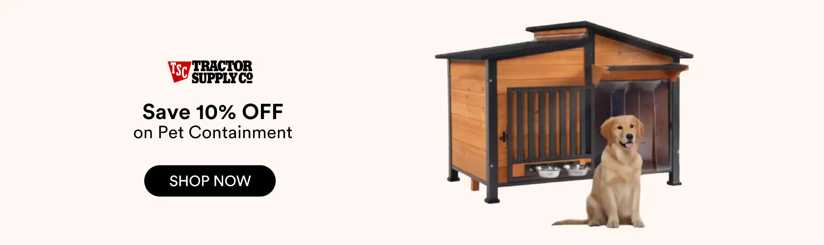 Tractor Supply Company: Save 10% OFF on Pet Containment