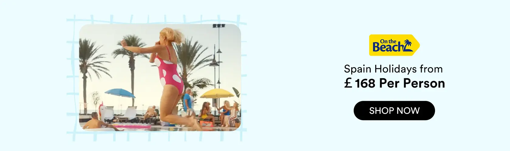 On The Beach: Spain Holidays from £168 Per Person