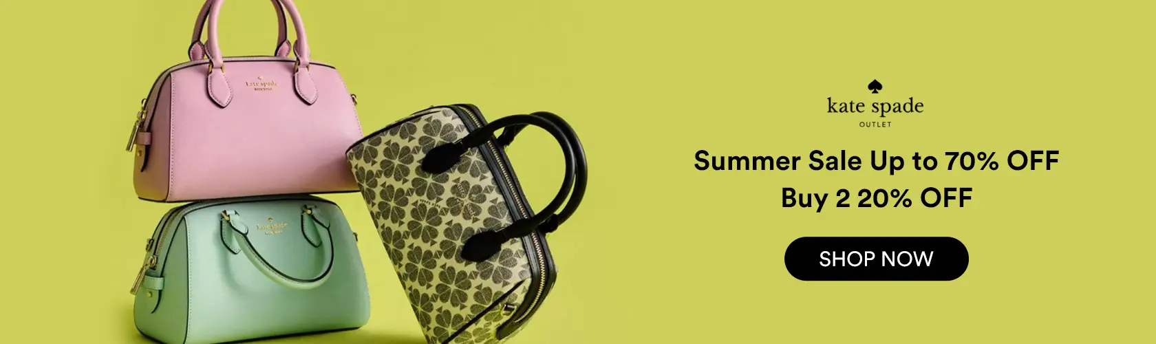 Kate Spade Outlet: Summer Sale Up to 70% OFF + Buy 2 20% OFF