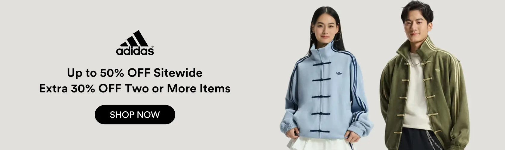 Adidas US: Up to 50% OFF + Extra 30% OFF Two or More Items