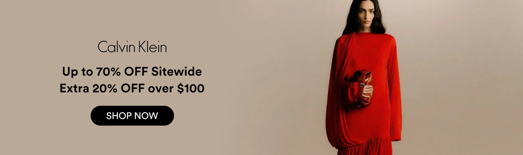 Calvin Klein: Up to 70% OFF Sitewide + Extra 20% OFF over $100