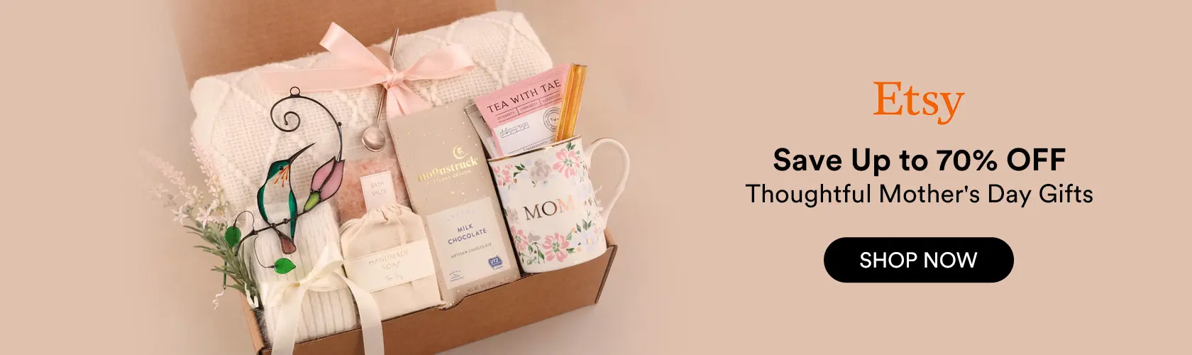 Etsy US: Save Up to 70% OFF Mother's Day Gifts