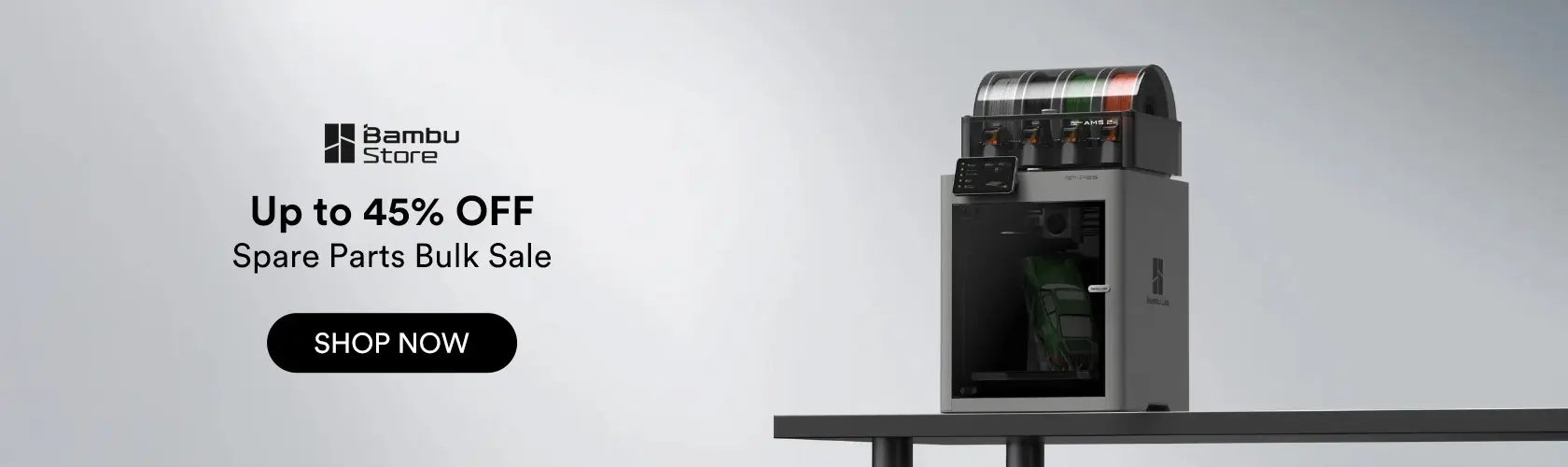 Bambu Lab: Up to 45% OFF Spare Parts Bulk Sale