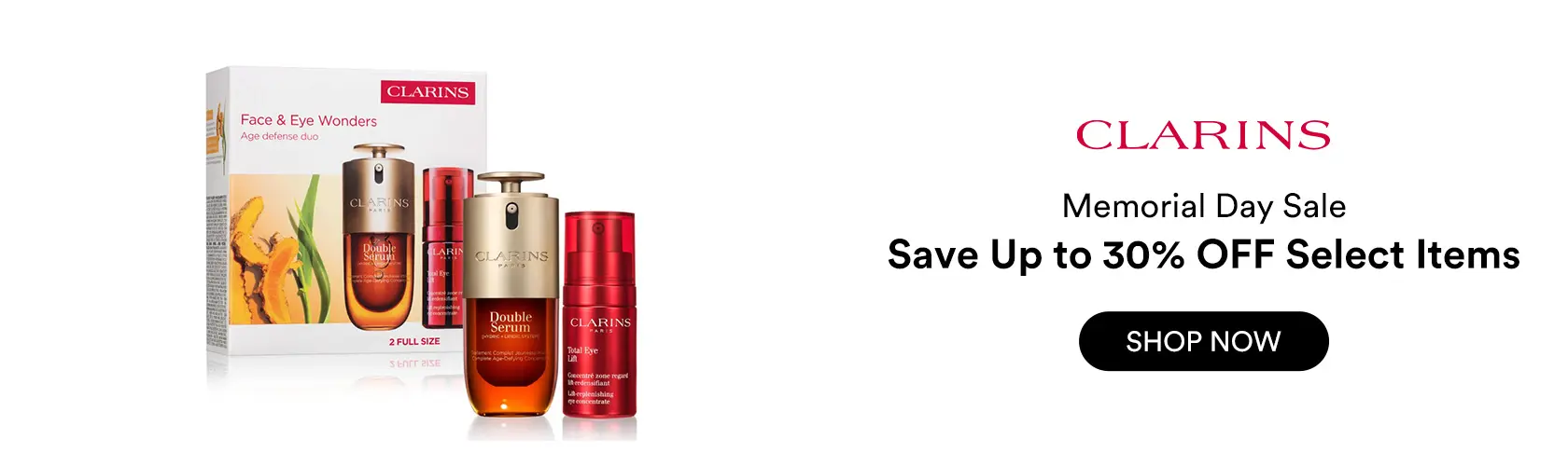 Clarins US: Save Up to 30% OFF Select Items