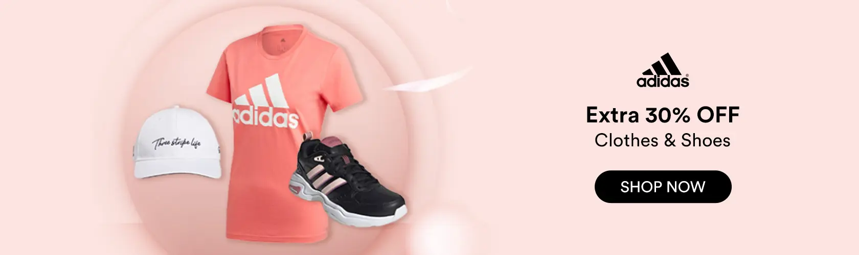 Adidas US: Extra 30% OFF Clothes & Shoes