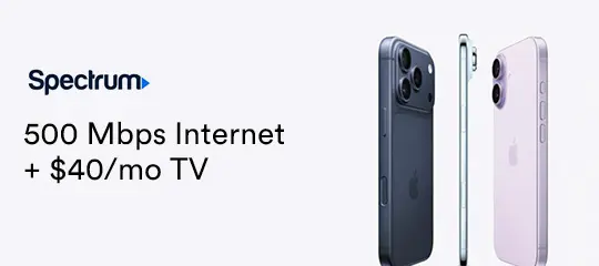 Spectrum: Bundle 500 Mbps Internet with a $40/Mo TV Stream Plan