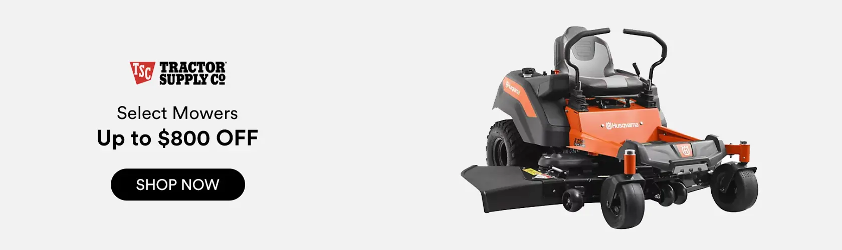 Tractor Supply: Select Mowers Up to $800 OFF