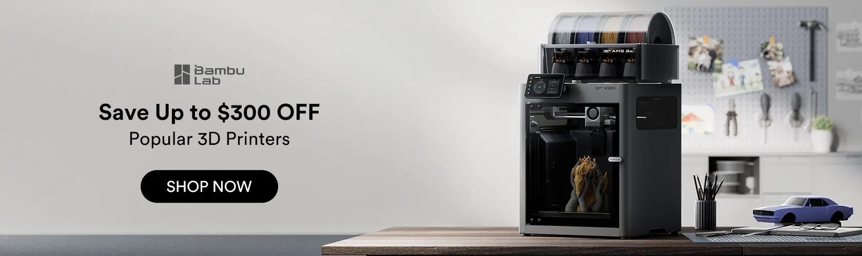 Bambu Lab: Save Up to $300 OFF 3D Printers