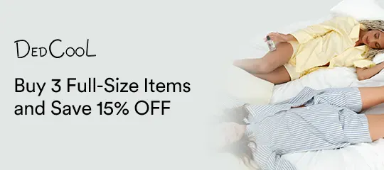 DedCool: Buy 3 Full-Size Items and Save 15% OFF