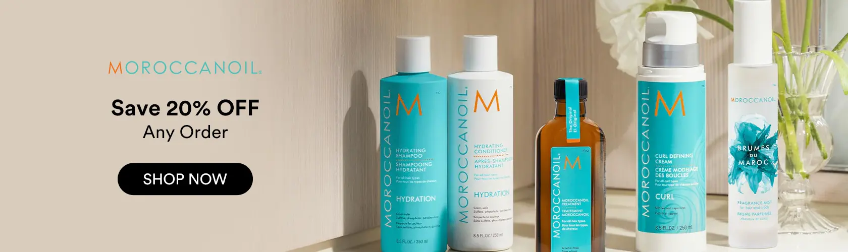 Moroccanoil: Save 20% OFF Any Order