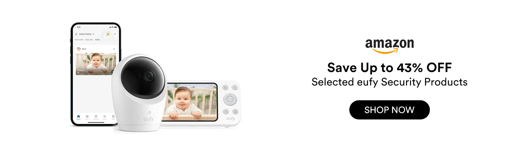 Amazon: Save Up to 43% OFF Selected eufy Security Products