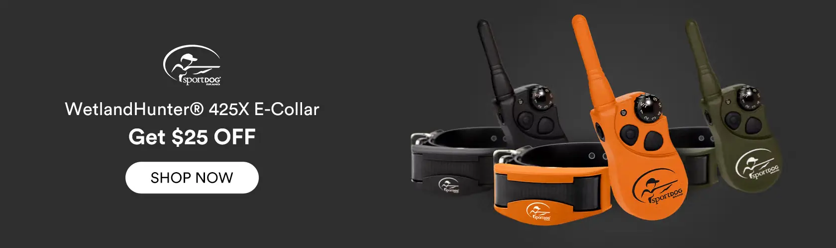 SportDOG: WetlandHunter® 425X E-collar Get $25 OFF