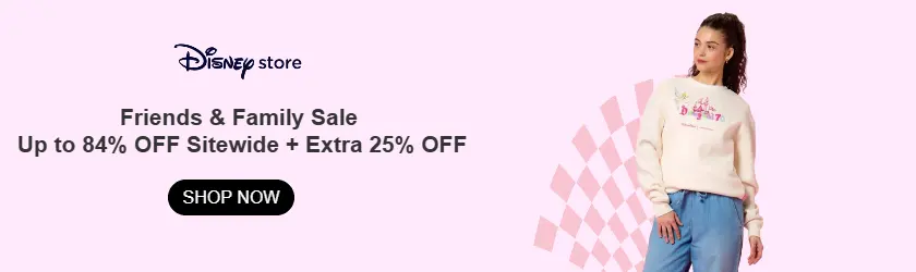 Disney Store:  Up to 84% OFF Sitewide + Extra 25% OFF