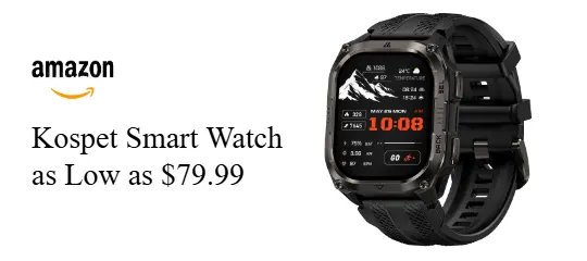 Amazon: Kospet Smart Watch as Low as $79.99