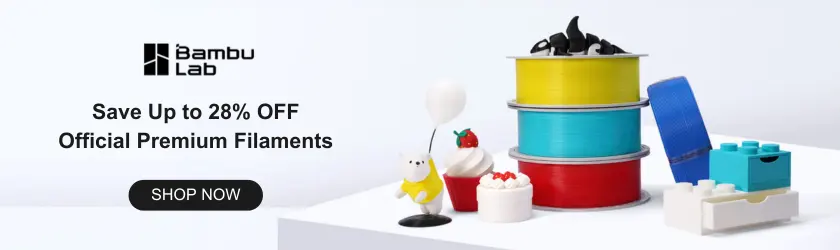 Bambu Lab: Save Up to 28% OFF Filaments