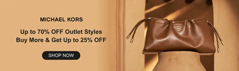 Michael Kors US: Outlet Up to 70% OFF + Extra Up to 25% OFF