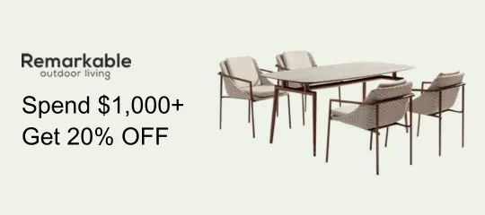 Remarkable Outdoor Living: Get 20% OFF Orders $1000+