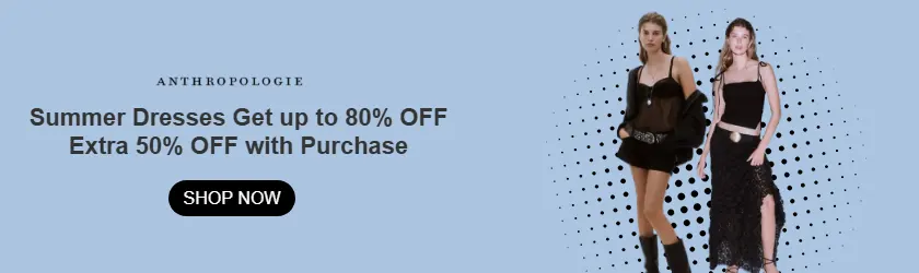 Anthropologie: Summer Dresses Get up to 80% OFF + an Extra 50% OFF