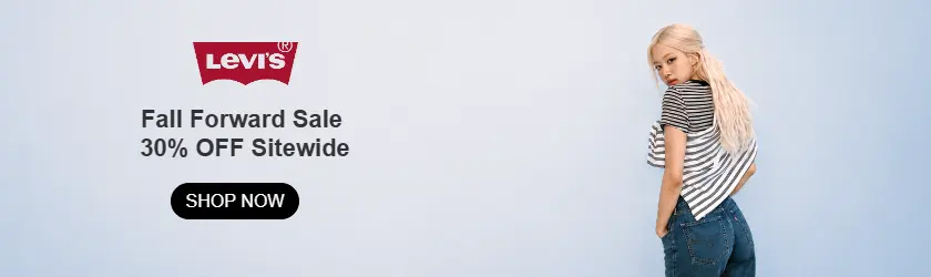 Levis: Fall Forward Sale 30% OFF Sitewide