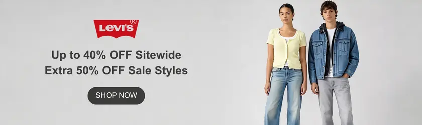 Levis: Up to 40% OFF Sitewide + Extra 50% OFF Sale Styles