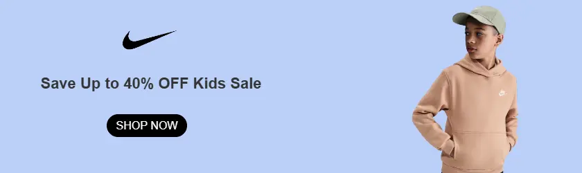Nike: Save Up to 40% OFF Kids Sale