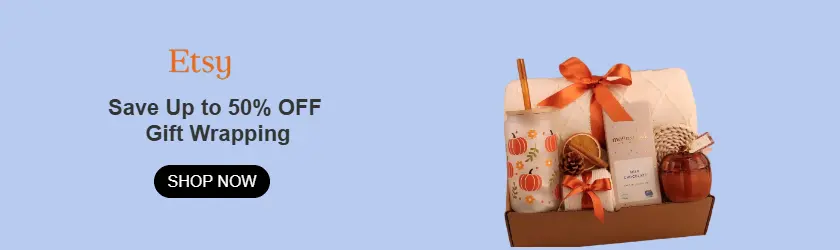 Etsy US: Save Up to 50% OFF Gift Wrapping